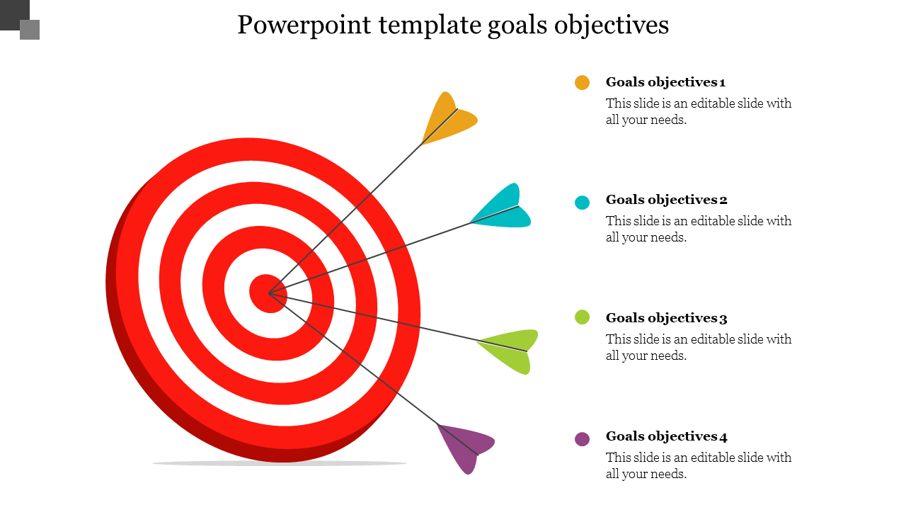 PowerPoint Template Goals Objectives & Google Slides